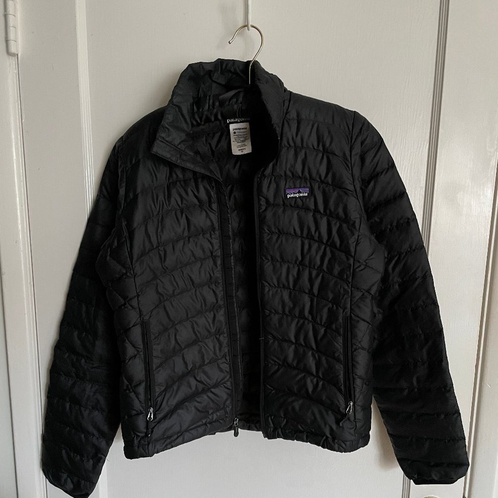PATAGONIA Women’s Down Sweater, Black, Size XS